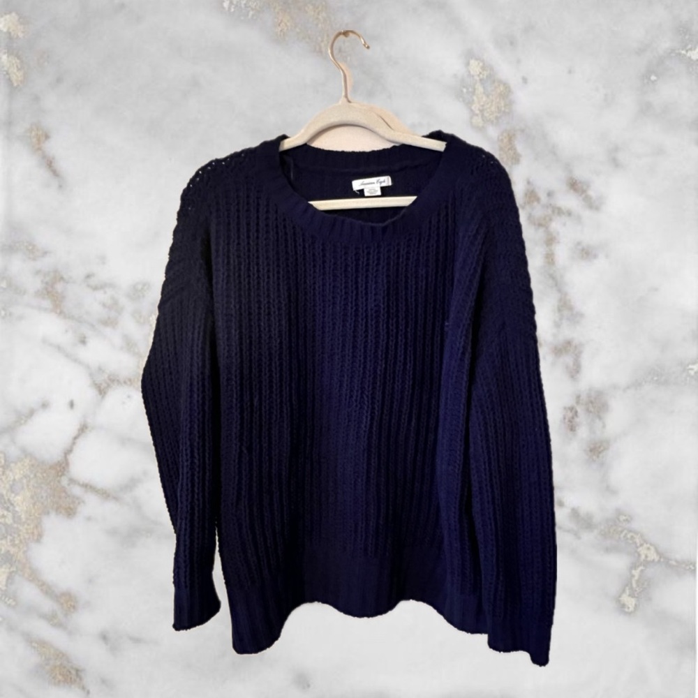 Navy Blue Women's Sweater